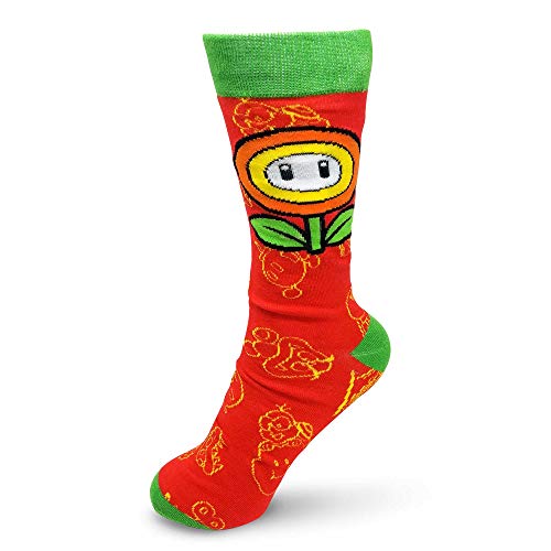 Super Mario Evergreen Crew Socks - 3 Pack