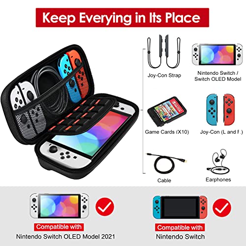 Ivoler Hard Shell Case for Nintendo Switch & OLED