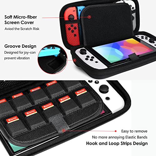 Ivoler Hard Shell Case for Nintendo Switch & OLED