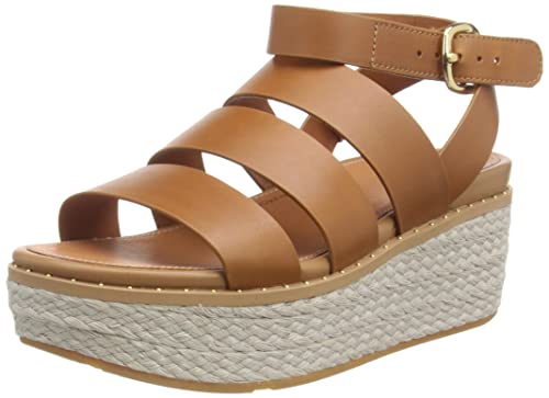 Light Tan Eloise Espadrille Wedge Sandals - Size 7