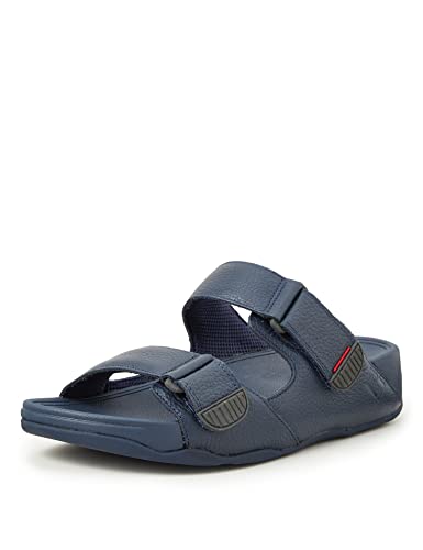 FitFlop Men's Sandals Flip-Flop, Midnight Navy, 12