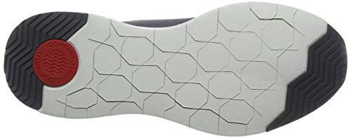 FitFlop Men's EVERSHOLT Sneaker-New Knit, Deep Grey, 12 Narrow