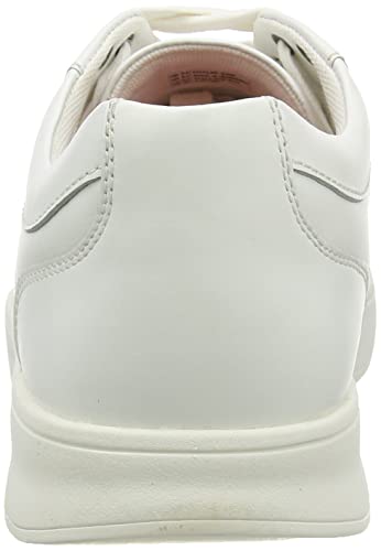 FitFlop Men's Sneaker, White, 8