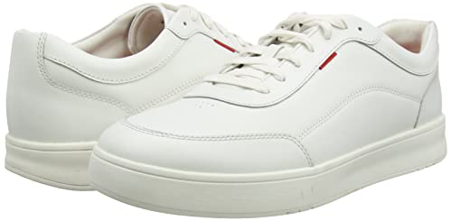 FitFlop Men's Sneaker, White, 8
