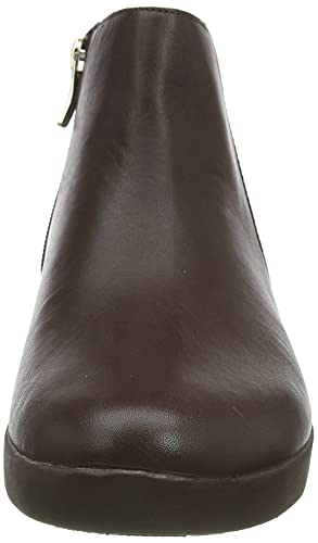 FitFlop Women's Chelsea Boots Fashion, Chocolate Brown, 8