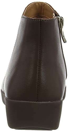 FitFlop Women's Chelsea Boots Fashion, Chocolate Brown, 8