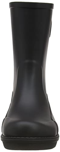 FitFlop Women's Wellington Boots Rain, Black, 8