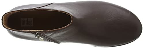 FitFlop Women's Chelsea Boots Fashion, Chocolate Brown, 8