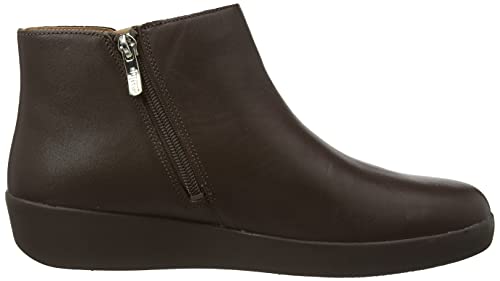 FitFlop Women's Chelsea Boots Fashion, Chocolate Brown, 8