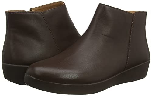 FitFlop Women's Chelsea Boots Fashion, Chocolate Brown, 8