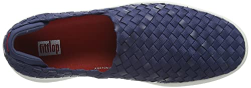 FitFlop Men's Loafer Flat, Navy, 13