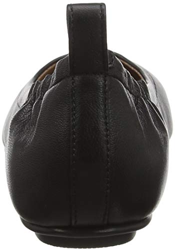 FitFlop Women's Allegro Ballet Flat, Black, 8
