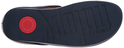 FitFlop Women's Rumba Beaded Toe-Post Sandals, Midnight Navy, 7