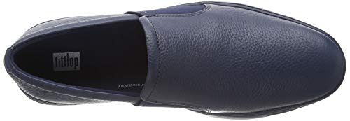 FitFlop Men's Loafers, Blue Midnight Navy 751, 10