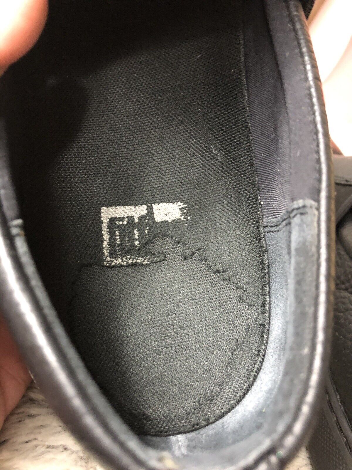 Men's Black Leather Fitflop Skate Shoes, Size 11