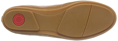 FitFlop Women's Lena Penny Loafer Flat, Light Tan, 7