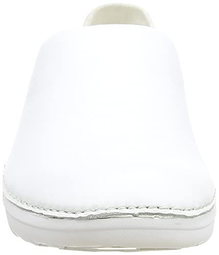 FitFlop Women's White Leather Loafer, size 5