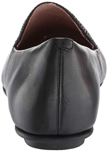 Lena Crystal Loafers Flat in All Black