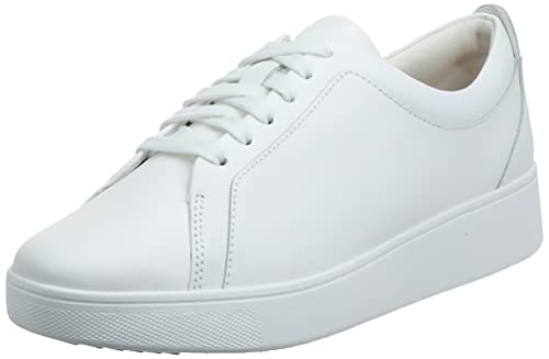 Urban White Leather Rally Sneakers for Women