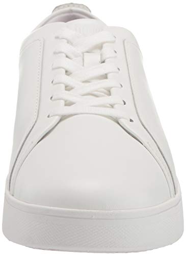 Urban White Leather Rally Sneakers for Women
