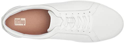 Urban White Leather Rally Sneakers for Women