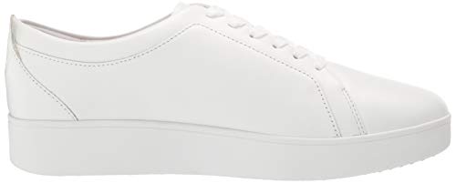 Urban White Leather Rally Sneakers for Women
