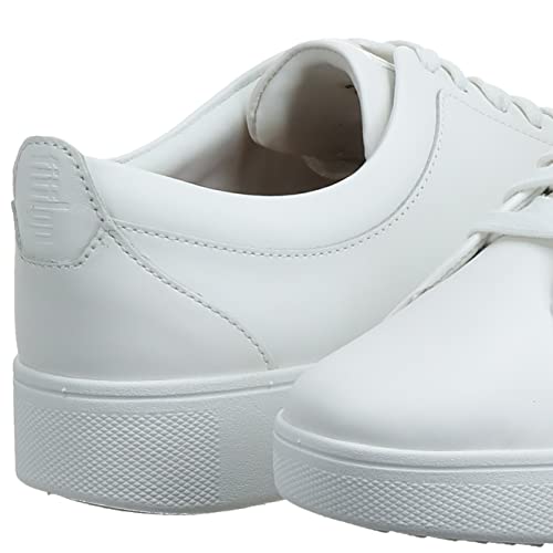 Urban White Leather Rally Sneakers for Women