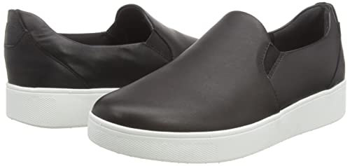 Black Leather Slip-On FitFlop Sneaker - Size 7