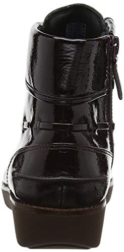 Purple Berry Lace-Up FitFlop Ankle Boots, Women's 8