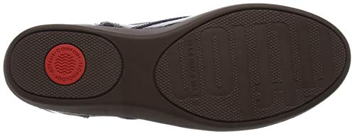 Purple Berry Lace-Up FitFlop Ankle Boots, Women's 8