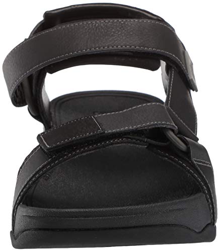 FitFlop Men's Ryker Sandal, Black, 11 M US