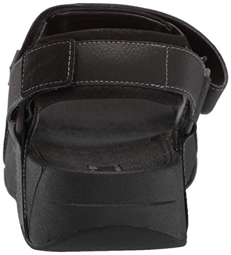 FitFlop Men's Ryker Sandal, Black, 11 M US