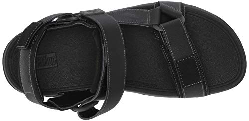 FitFlop Men's Ryker Sandal, Black, 11 M US