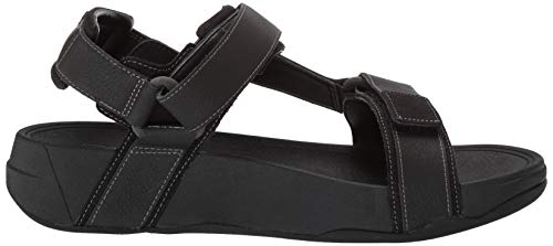 FitFlop Men's Ryker Sandal, Black, 11 M US