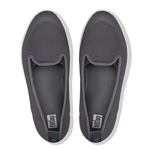 FitFlop Women's Loafer, Grey, 8.5
