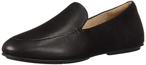 FitFlop Women's Lena Loafer Flat - Black, US 6