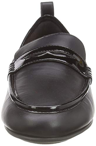 FitFlop Women's Loafer Flat, All Black, 6