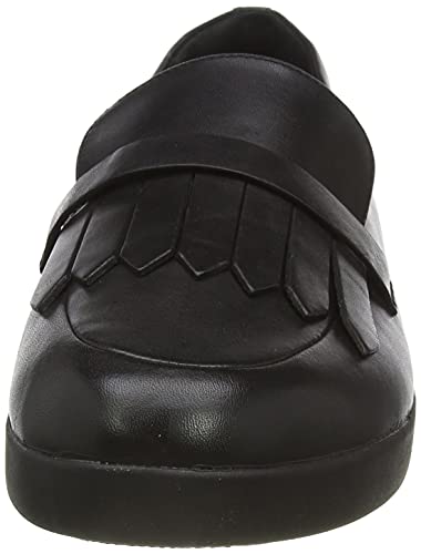 FitFlop Women's Loafer Flat, All Black, 9