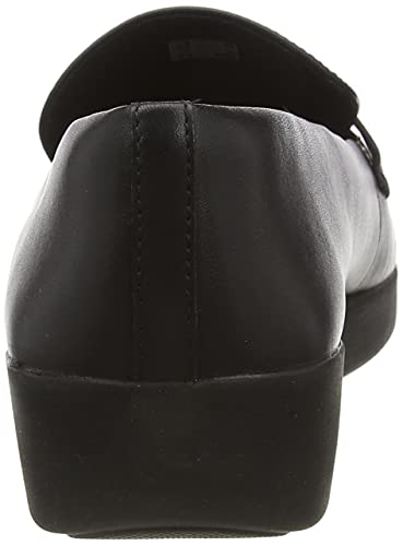 FitFlop Women's Loafer Flat, All Black, 9