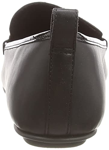 FitFlop Women's Loafer Flat, All Black, 6