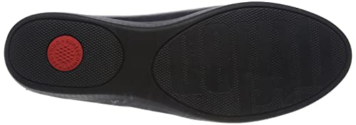 FitFlop Women's Loafer Flat, All Black, 9
