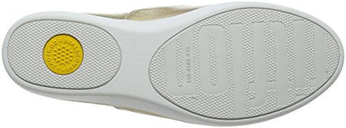 FitFlop Women's Loafers, Gold Gold Iridescent, 37