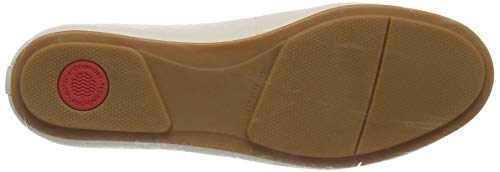 FitFlop Womens Loafers Ballet Flat, Stone,7