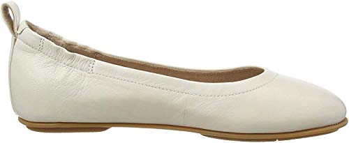 FitFlop Womens Loafers Ballet Flat, Stone,7