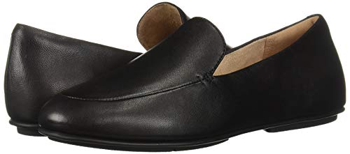 FitFlop Women's Lena Loafer Flat - Black, US 6