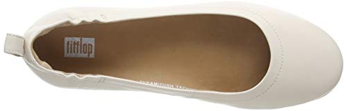FitFlop Womens Loafers Ballet Flat, Stone,7