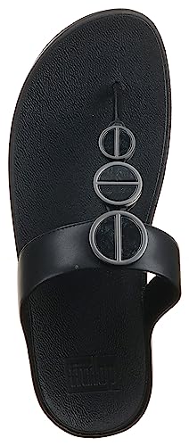 FitFlop™ Women's Metallic-Trim Toe-Post Sandal (Size 9)