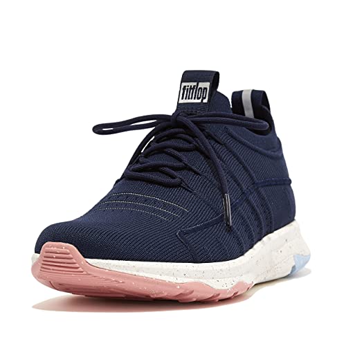 Women's FitFlop Knit Sports Trainers - Midnight Navy Mix