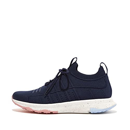 Women's FitFlop Knit Sports Trainers - Midnight Navy Mix