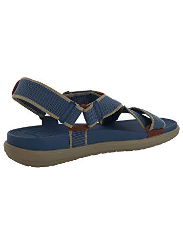 Men's Sea Blue Mix Sling Sandals by FitFlop